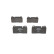 Brake Pad Set, disc brake BP1697 Bosch, Thumbnail 3