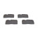 Brake Pad Set, disc brake BP1697 Bosch, Thumbnail 5