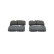 Brake Pad Set, disc brake BP1697 Bosch, Thumbnail 4