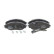 Brake Pad Set, disc brake BP1699 Bosch