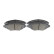 Brake Pad Set, disc brake BP1699 Bosch, Thumbnail 3