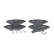 Brake Pad Set, disc brake BP1699 Bosch, Thumbnail 6