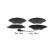 Brake Pad Set, disc brake BP1699 Bosch, Thumbnail 2
