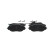Brake Pad Set, disc brake BP1699 Bosch, Thumbnail 4
