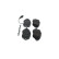 Brake Pad Set, disc brake BP1699 Bosch, Thumbnail 6