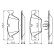 Brake Pad Set, disc brake BP1700 Bosch, Thumbnail 7