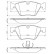 Brake Pad Set, disc brake BP1700 Bosch, Thumbnail 8