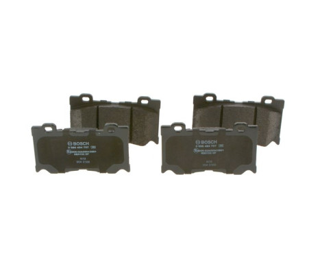 Brake Pad Set, disc brake BP1702 Bosch