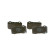 Brake Pad Set, disc brake BP1703 Bosch, Thumbnail 3