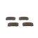 Brake Pad Set, disc brake BP1703 Bosch, Thumbnail 5