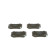 Brake Pad Set, disc brake BP1703 Bosch, Thumbnail 6