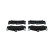 Brake Pad Set, disc brake BP1704 Bosch, Thumbnail 6
