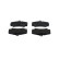 Brake Pad Set, disc brake BP1705 Bosch, Thumbnail 4