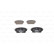 Brake Pad Set, disc brake BP1706 Bosch, Thumbnail 3