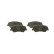 Brake Pad Set, disc brake BP1707 Bosch