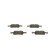 Brake Pad Set, disc brake BP1710 Bosch, Thumbnail 5