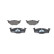 Brake Pad Set, disc brake BP172 Bosch, Thumbnail 5