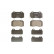 Brake Pad Set, disc brake BP1733 Bosch