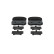 Brake Pad Set, disc brake BP1733 Bosch, Thumbnail 3