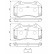 Brake Pad Set, disc brake BP1733 Bosch, Thumbnail 7