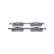 Brake Pad Set, disc brake BP1734 Bosch, Thumbnail 6