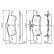 Brake Pad Set, disc brake BP1734 Bosch, Thumbnail 7