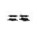 Brake Pad Set, disc brake BP1734 Bosch, Thumbnail 6