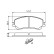 Brake Pad Set, disc brake BP1735 Bosch, Thumbnail 3