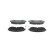 Brake Pad Set, disc brake BP1735 Bosch, Thumbnail 6