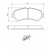 Brake Pad Set, disc brake BP1735 Bosch, Thumbnail 8