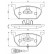Brake Pad Set, disc brake BP1736 Bosch, Thumbnail 8