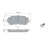 Brake Pad Set, disc brake BP1737 Bosch, Thumbnail 7