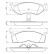 Brake Pad Set, disc brake BP174 Bosch, Thumbnail 6