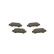 Brake Pad Set, disc brake BP1747 Bosch, Thumbnail 5