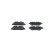 Brake Pad Set, disc brake BP1754 Bosch, Thumbnail 2