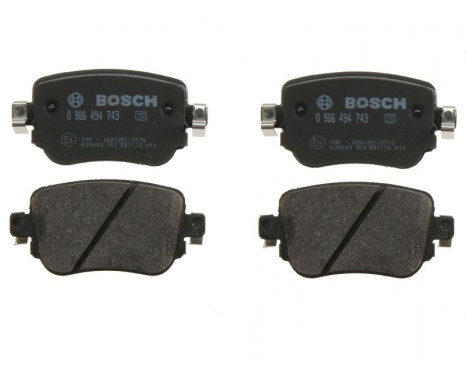 Brake Pad Set, disc brake BP1758 Bosch