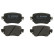 Brake Pad Set, disc brake BP1758 Bosch