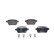 Brake Pad Set, disc brake BP1762 Bosch