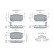 Brake Pad Set, disc brake BP1763 Bosch, Thumbnail 7