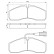 Brake Pad Set, disc brake BP1764 Bosch, Thumbnail 8