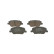 Brake Pad Set, disc brake BP1765 Bosch