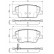 Brake Pad Set, disc brake BP1765 Bosch, Thumbnail 8