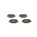 Brake Pad Set, disc brake BP1766 Bosch