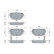 Brake Pad Set, disc brake BP1766 Bosch, Thumbnail 7