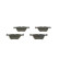 Brake Pad Set, disc brake BP1767 Bosch, Thumbnail 6