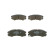 Brake Pad Set, disc brake BP177 Bosch