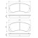 Brake Pad Set, disc brake BP177 Bosch, Thumbnail 6