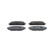 Brake pad set, disc brake BP1777 Bosch, Thumbnail 2
