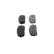 Brake pad set, disc brake BP1777 Bosch, Thumbnail 3