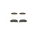 Brake Pad Set, disc brake BP178 Bosch, Thumbnail 6
